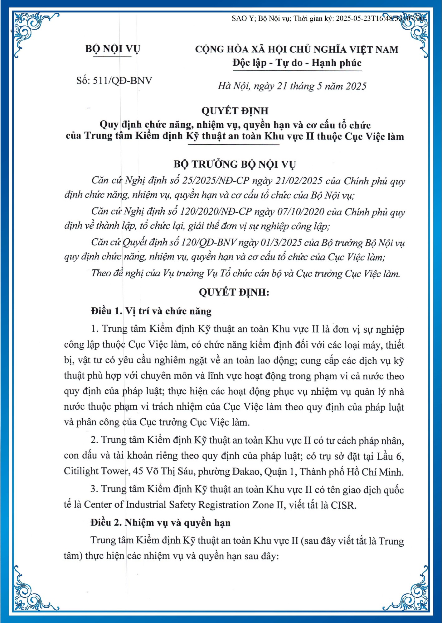 Chứng nhạn đủ điều kiện hoạt động Kiểm định kỹ thuật an toàn lao động - Bộ Xây dựng-18-38-39